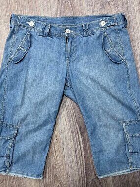 "Lucky Brand" denim women's knee-length shorts